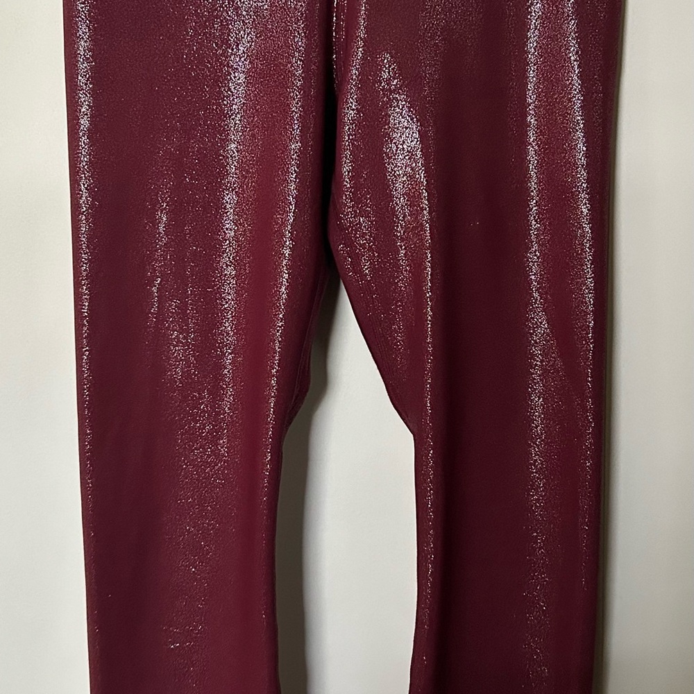 Nike Dri-FIT Glossy Burgundy Performance Top